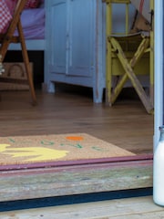 Artsy Mats Brown Elizabeth Olwen Swan Love Coir Doormat - Image 4 of 13