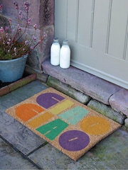 Artsy Mats Brown Elizabeth Olwen Ciao Ciao Coir Doormat - Image 3 of 13