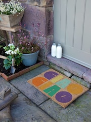 Artsy Mats Brown Elizabeth Olwen Ciao Ciao Coir Doormat - Image 6 of 13