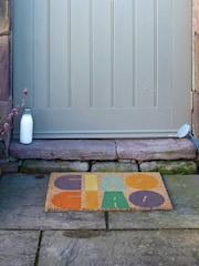 Artsy Mats Brown Elizabeth Olwen Ciao Ciao Coir Doormat - Image 8 of 13