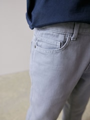 Blue Pale Regular Fit Cotton Rich Stretch Jeans (3-17yrs) - Image 3 of 6