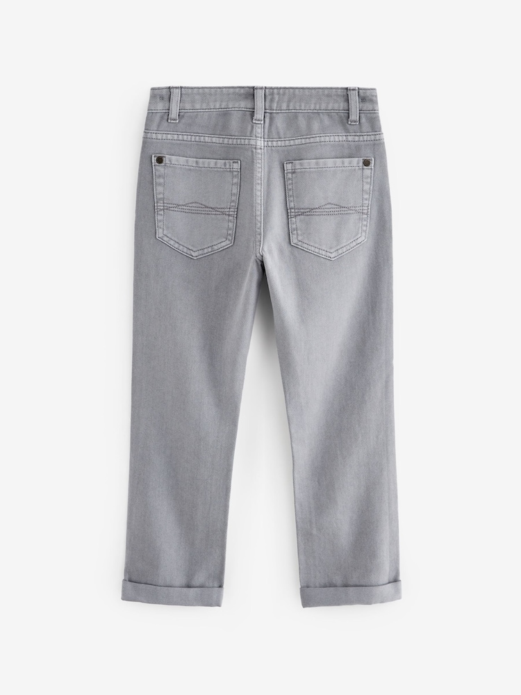 Blue Pale Regular Fit Cotton Rich Stretch Jeans (3-17yrs) - Image 5 of 6