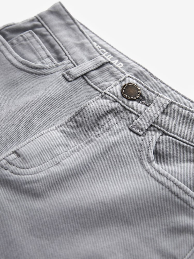 Blue Pale Regular Fit Cotton Rich Stretch Jeans (3-17yrs) - Image 6 of 6