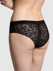 Victoria's Secret PINK Black Hipster No Show Lace Knickers - Image 2 of 3