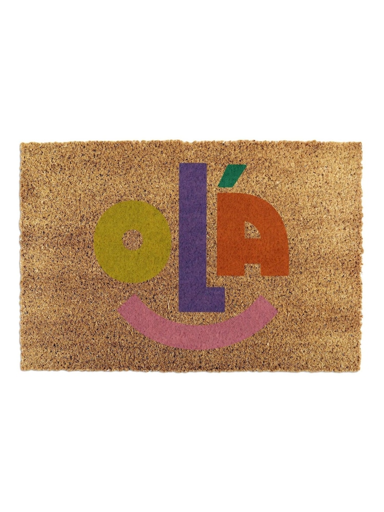 Artsy Mats Brown Elizabeth Olwen Ola Coir Doormat - Image 13 of 13 Artsy Mats Brown Elizabeth Olwen Ola Coir Doormat - Image 13 of 13