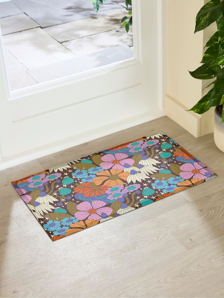 Artsy төсеніштері Elizabeth Olwen Magic Florals үй ішінде, сыртқы есік төсеніші - 4суретінің 2 суреті