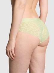Victoria's Secret PINK Lime Cream Green Hipster No Show Lace Knickers - Image 2 of 3