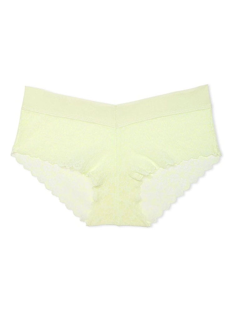 Victoria's Secret PINK Lime Cream Green Hipster No Show Lace Knickers - Image 3 of 3