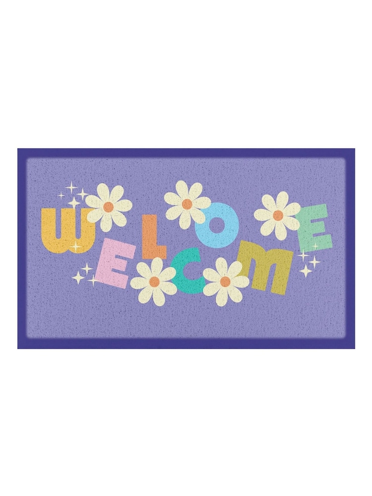 Artsy Mats Multi Elizabeth Olwen Welcome Indoor/Outdoor Doormat - Image 4 of 4 Artsy Mats Multi Elizabeth Olwen Welcome Indoor/Outdoor Doormat - Image 4 of 4