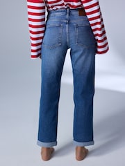 Mid Blue Denim Stretch Boyfriend Jeans - Image 4 of 5