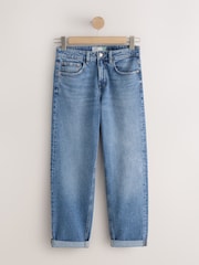 Mid Blue Denim Stretch Boyfriend Jeans - Image 6 of 8
