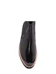 Ravel Black Leather Ankle Boots - Image 4 of 4