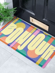 Artsy Mats Elizabeth Olwen Bonjour -ovimatto sisä-/ulkokäyttöön - Kuva 1 / 4