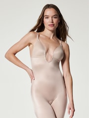 SPANXshape™ Suit Your Fancy Plunge Low-Back Mid-Thigh Bodysuit - Image 1 of 5