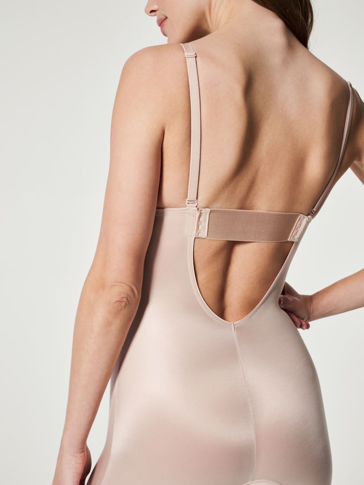 two pairs spanx under dress before and after