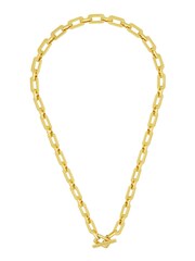 The Edit by Estella Bartlett Gold Tone The Edit Collection Square Link T-Bar Necklace - Image 1 of 5