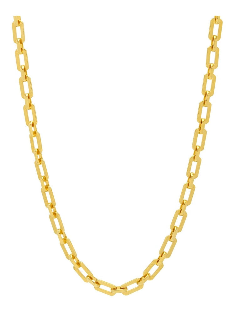 The Edit by Estella Bartlett Gold Tone The Edit Collection Square Link T-Bar Necklace - Image 2 of 5