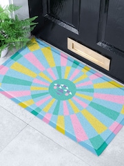 Artsy Mats Elizabeth Olwen Sun Face IndoorOutdoor Mats - Image 1 of 4