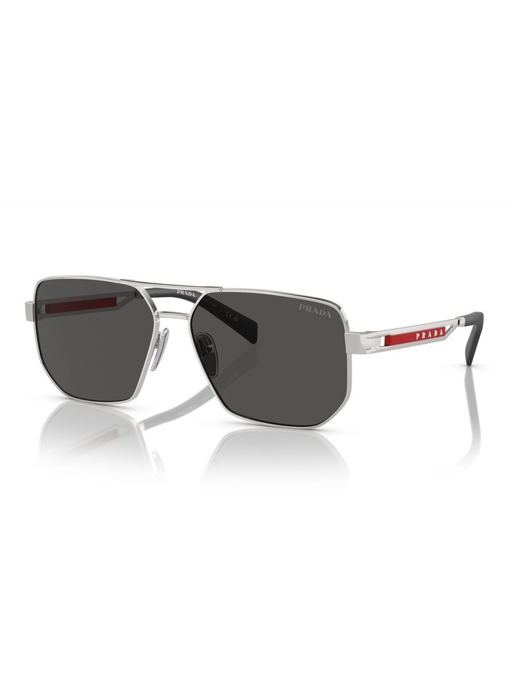 Prada Sport Silver 0PS 51ZS Sunglasses - Image 1 of 5