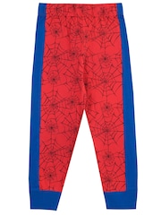 Character Red Spiderman Marvel Printed Long Sleeve 100% Cotton Pyjamas - Image 3 of 3