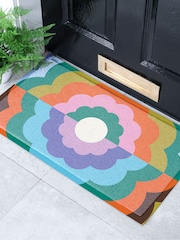 Tapete de entrada para interiores e exteriores Artsy Mats Elizabeth Olwen Petal Close Up - Imagem 1 de 4