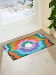 Tapete de entrada para interiores e exteriores Artsy Mats Elizabeth Olwen Petal Close Up - Imagem 2 de 4