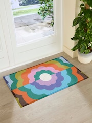 Tapete de entrada para interiores e exteriores Artsy Mats Elizabeth Olwen Petal Close Up - Imagem 3 de 4
