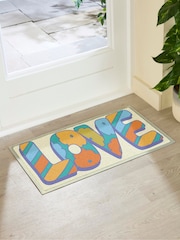 دواسة باب داخلية/خارجية بتصميم Love تشكيلة Elizabeth Olwen من Artsy Mats - صورة 2 من 4