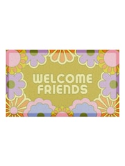 دواسة باب داخلية/خارجية بتصميم Welcome Friends تشكيلة Elizabeth Olwen من Artsy Mats - صورة 4 من 4