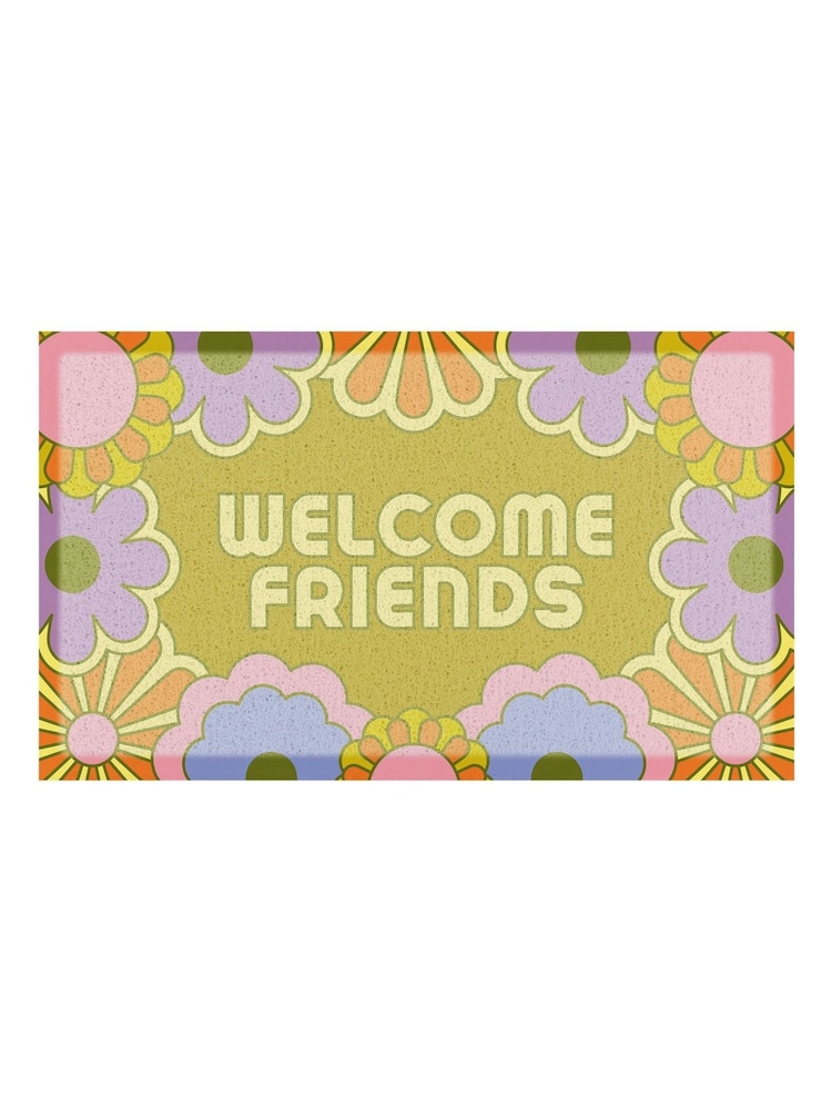 دواسة باب داخلية/خارجية بتصميم Welcome Friends تشكيلة Elizabeth Olwen من Artsy Mats - صورة 4 من 4 دواسة باب داخلية/خارجية بتصميم Welcome Friends تشكيلة Elizabeth Olwen من Artsy Mats - صورة 4 من 4