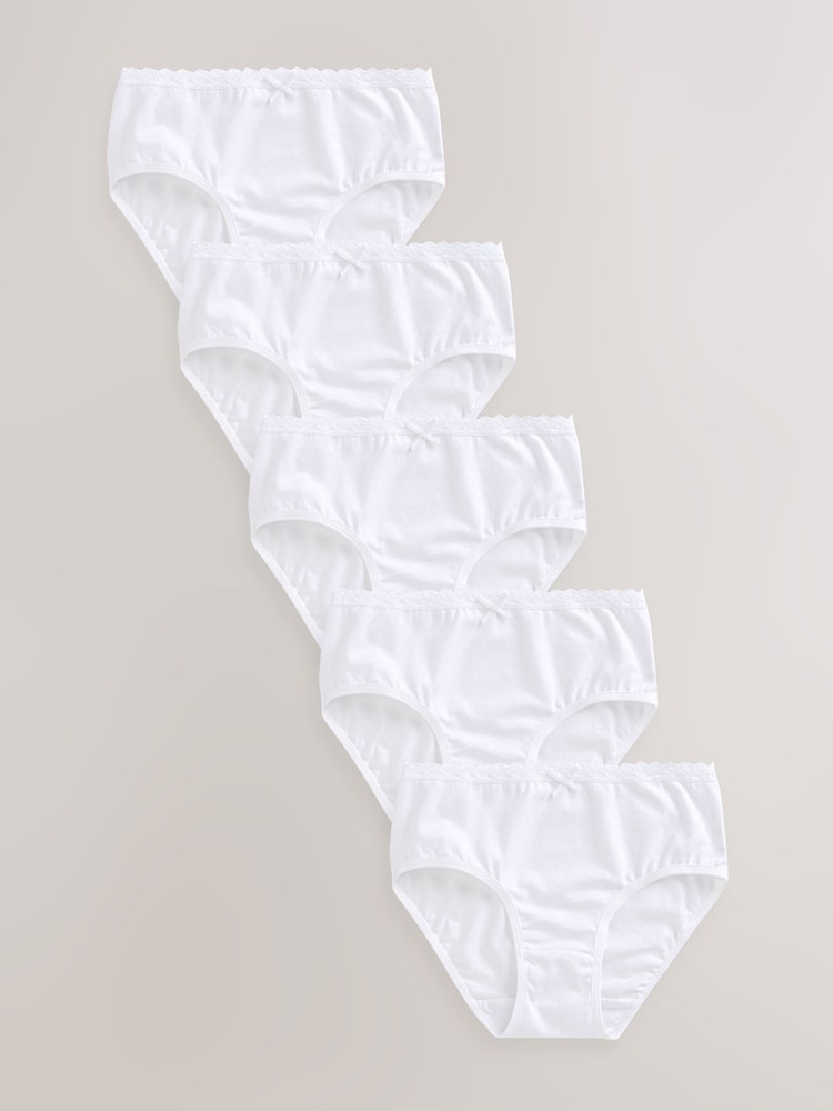 Blanco - Pack de 5 braguitas (1,5-16 años) - Imagen 1 de 4