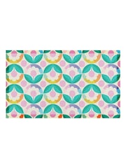 Artsy Mats Multi Elizabeth Olwen Petal Pink Dots IndoorOutdoor Doormat - Image 4 of 4