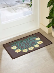Artsy Mats Yellow Elizabeth Olwen Flowers Indoor/Outdoor Doormat - Image 2 of 4