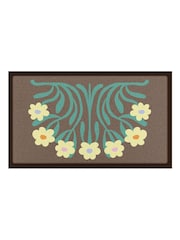 Artsy Mats Yellow Elizabeth Olwen Flowers Indoor/Outdoor Doormat - Image 4 of 4
