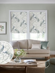 Laura Ashley Blue Belvedere Midnight Made to Measure Roman Blind - Image 1 of 7
