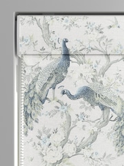 Laura Ashley Blue Belvedere Midnight Made to Measure Roman Blind - Image 3 of 7