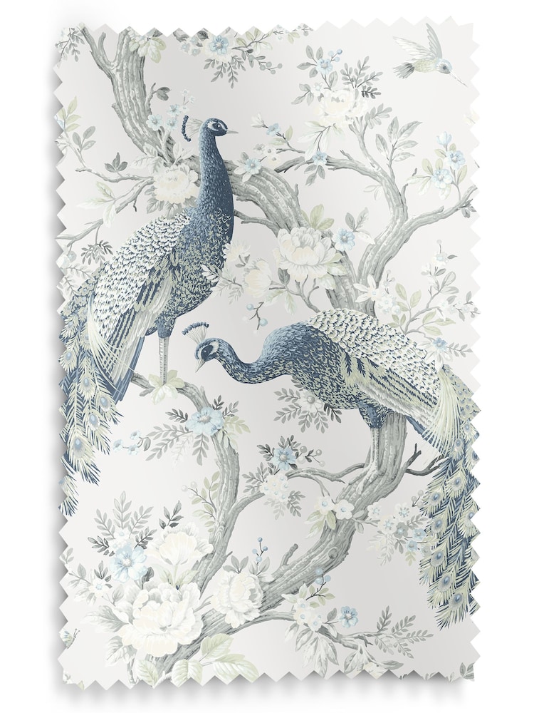 Laura Ashley Blue Belvedere Midnight Made to Measure Roman Blind - Image 7 of 7