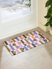 Artsy Mats Multi Elizabeth Olwen Petal Stripes Indoor/Outdoor Doormat - Image 2 of 4