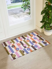 Artsy Mats Multi Elizabeth Olwen Petal Stripes Indoor/Outdoor Doormat - Image 3 of 4