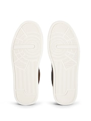 Tommy Hilfiger Brown Court Essential Leather Trainers - Image 6 of 6