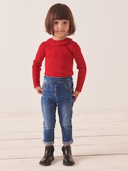 rdeča - Pulover z volanom (3mths-7yrs) - Slika 3 iz 8