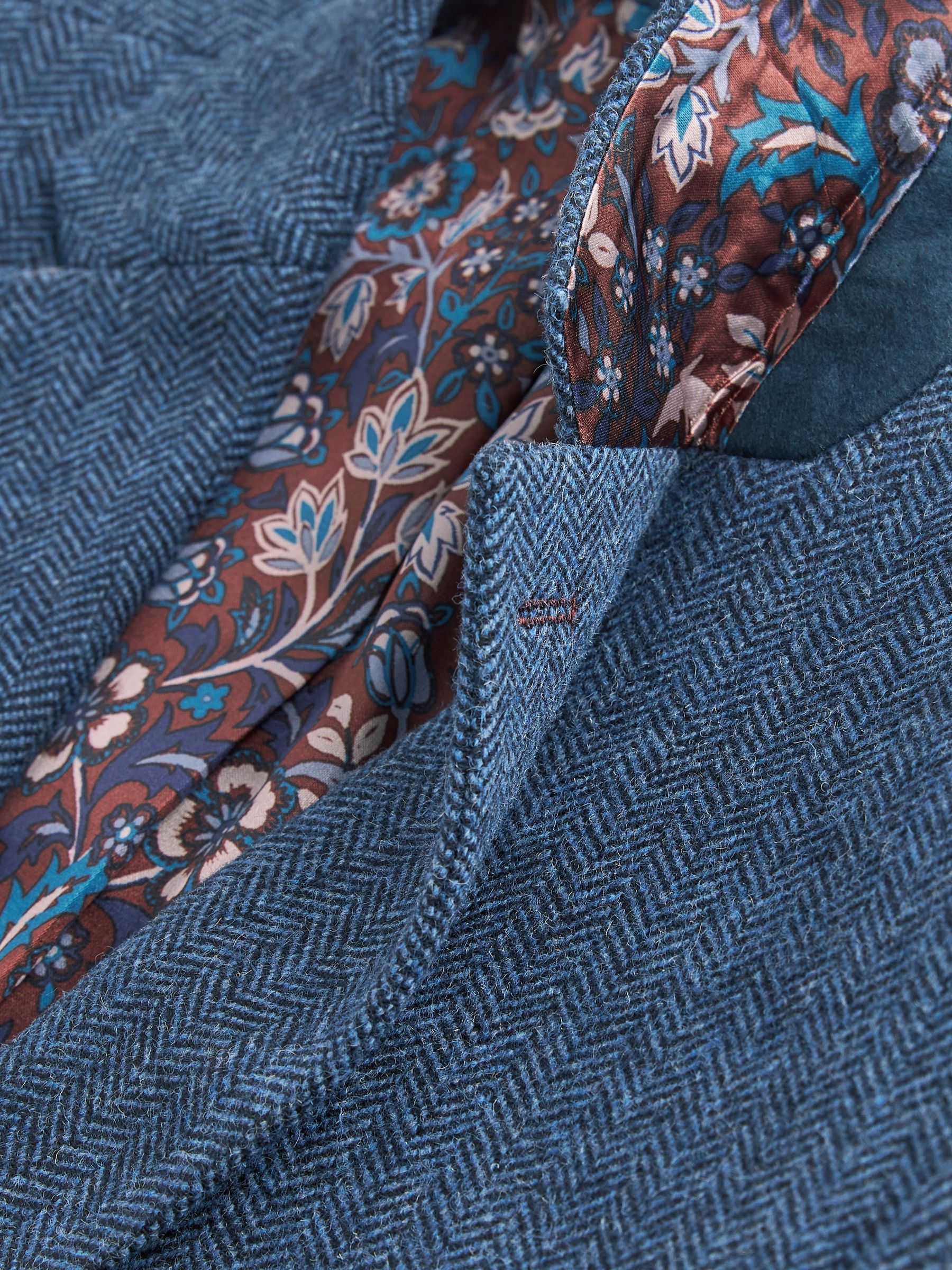 Fabulous Ness Blazer Uk 10 Navy purple wool blend TM395 main image 0