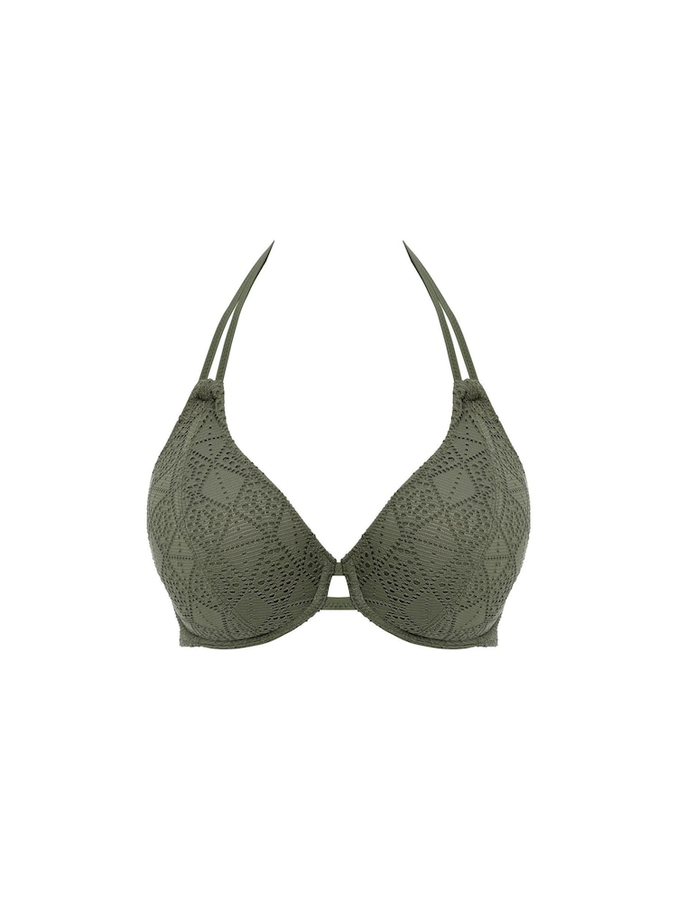 Freya Pink Nomad Nights Uw High Apex Bikini Top - Image 4 of 4