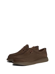 Tommy Hilfiger былғарыдан жасалған баумен бекітілетін Moc Toe Loafers - 6суретінің 3 суреті