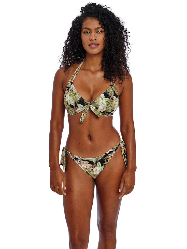 Freya Bahama Shores Underwire Halter Black Bikini Top - Image 2 of 5