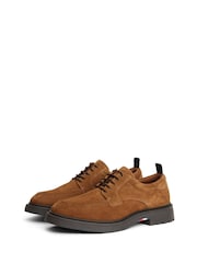 Tommy Hilfiger Natural Suede Lace-Up Derby Shoes - Image 3 of 6