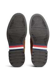 Tommy Hilfiger Natural Suede Lace-Up Derby Shoes - Image 6 of 6