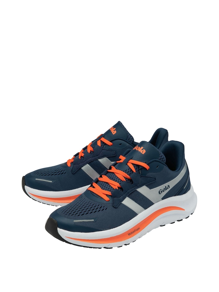 Gola Blue Veris Tempo Mesh Lace-Up Mens Running Trainers - Image 2 of 4