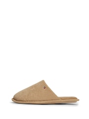Tommy Hilfiger Natural Flag Embroidery Corduroy Slippers - Image 2 of 6
