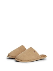 Tommy Hilfiger Natural Flag Embroidery Corduroy Slippers - Image 3 of 6
